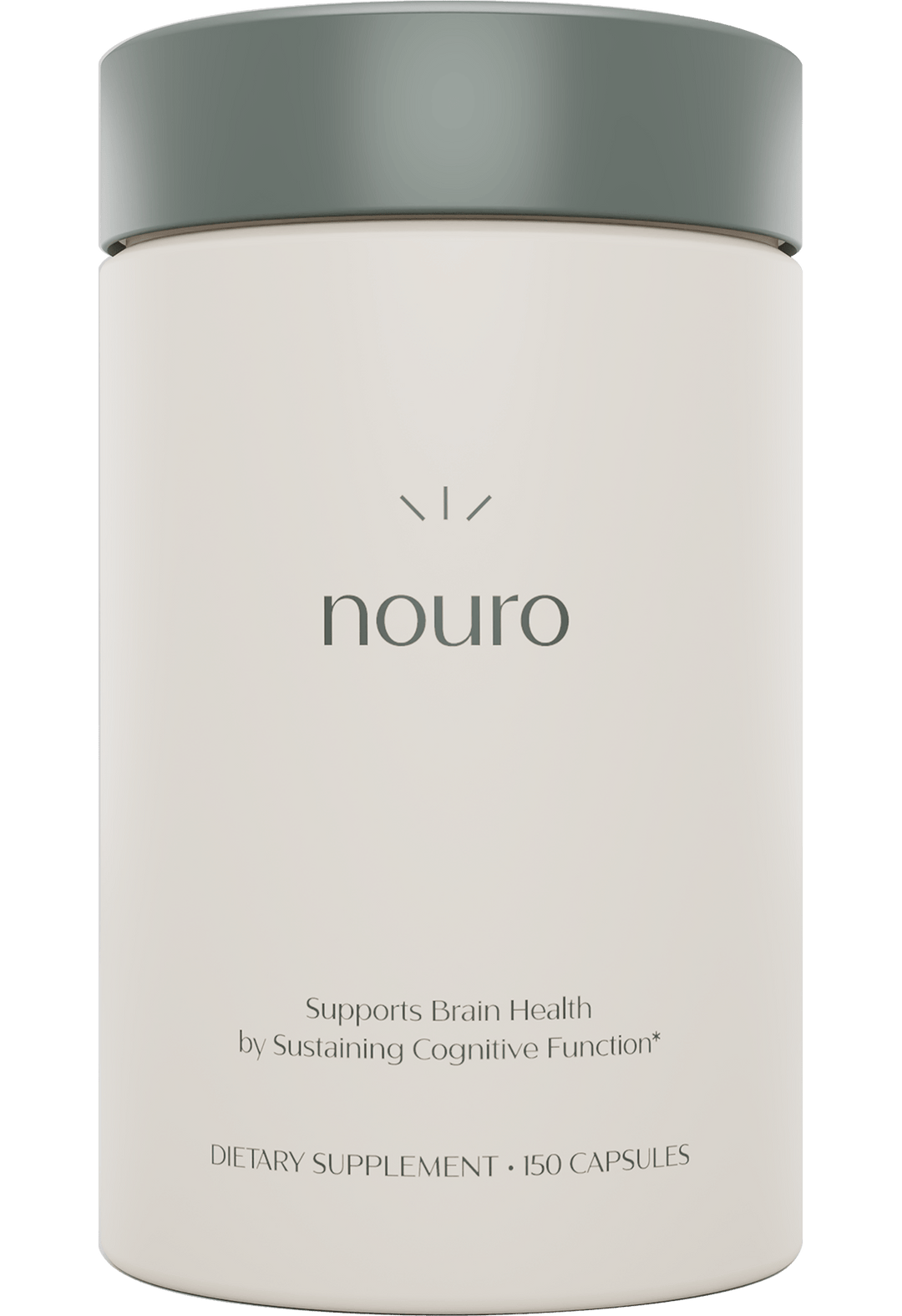 Nouro: All Natural Supplement Bottle for Cognitive Function and Brain Health