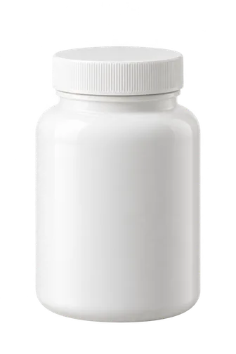 A plain white bottle of berberine capsules