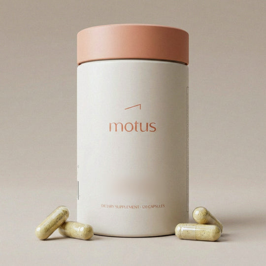 MOTUS bottle with capsules